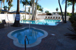 capri spa and pool area