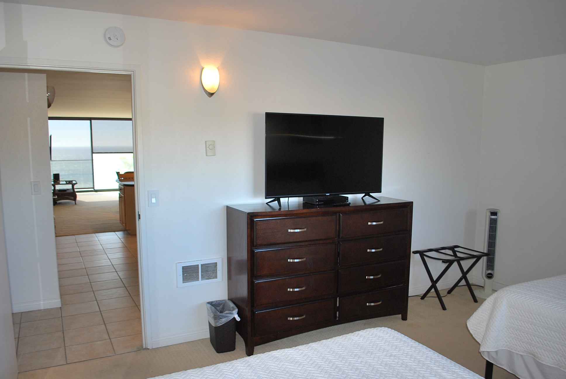 304 Bedroom with TV and dresser